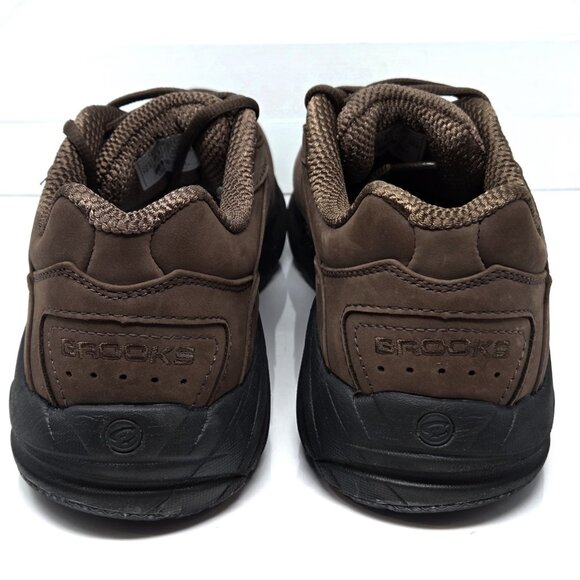 Brooks Addiction Walker 2 Brown Leather Trainer US 12.5 Narrow Suede Comfort - Picture 7 of 8